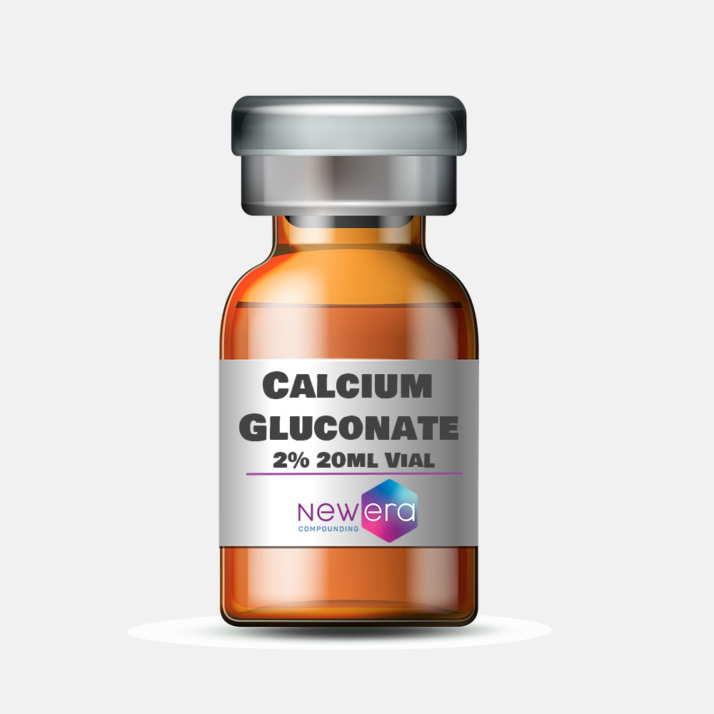 Calcium Gluconate 2 20ml Vial New Era Compounding Hypermedica   Calcium Gluconate 