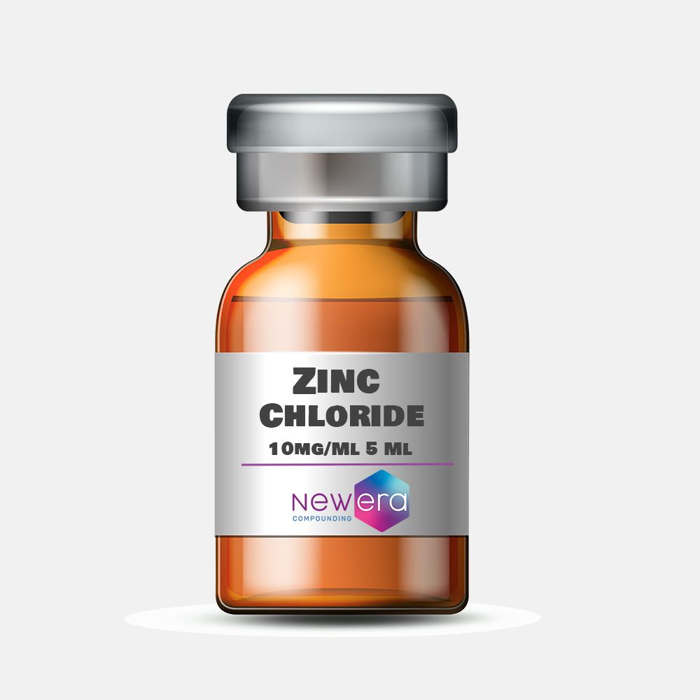 Zinc Chloride 10mg/ml 5 ml Vial New Era Compounding Hypermedica